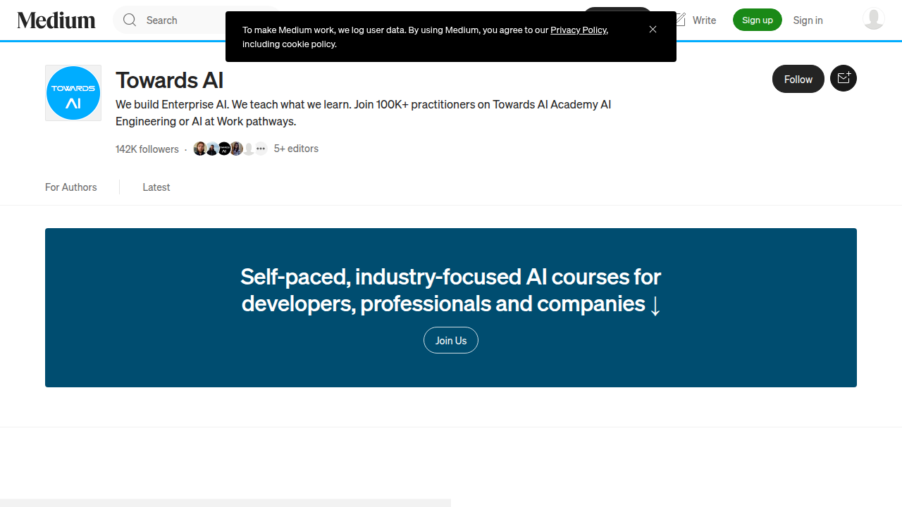 Towards AI, a platform for articles and insights on the history and development of neural networks.