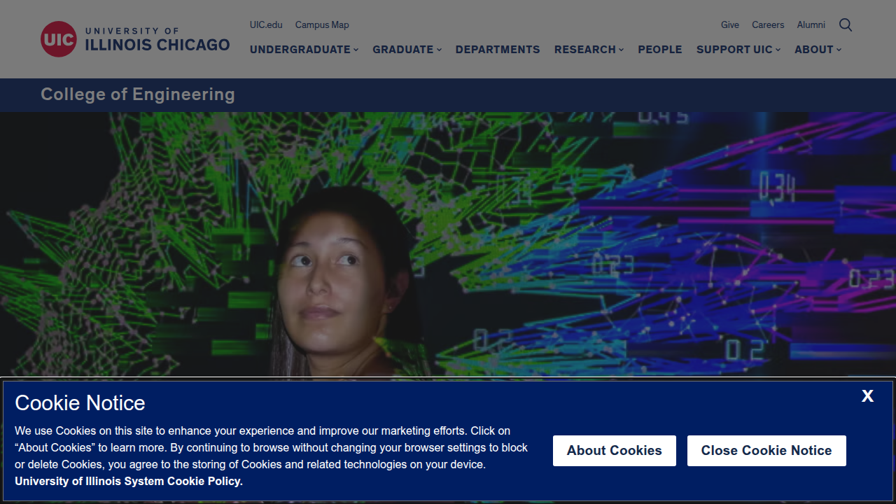 The University of Illinois Chicago's College of Engineering offers new AI courses and specialization tracks.