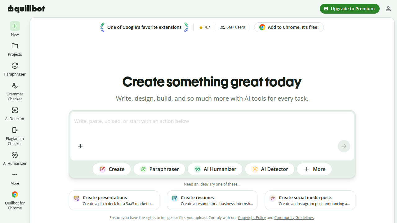 A screenshot of an AI rewriter tool designed to make AI-generated text sound more natural and human-like.