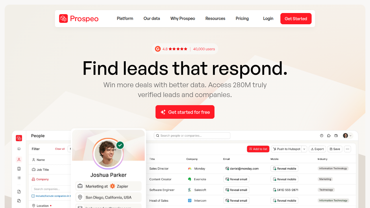 A guide on Prospeo.io detailing company profiling definitions, processes, and templates.