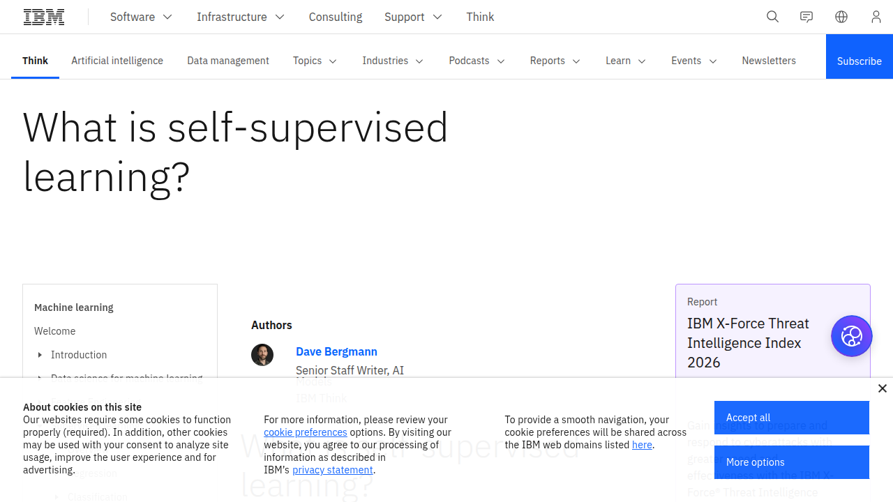 Read detailed explanations and thought leadership on self-supervised learning concepts.